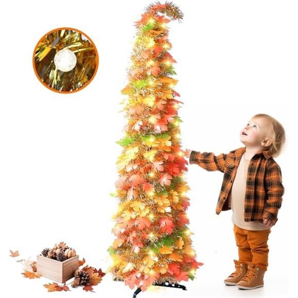 Fall Decor, Fall Tree, Great Fall Decorations for Home Porch, Fall Porch Decor - Picture 8 of 8